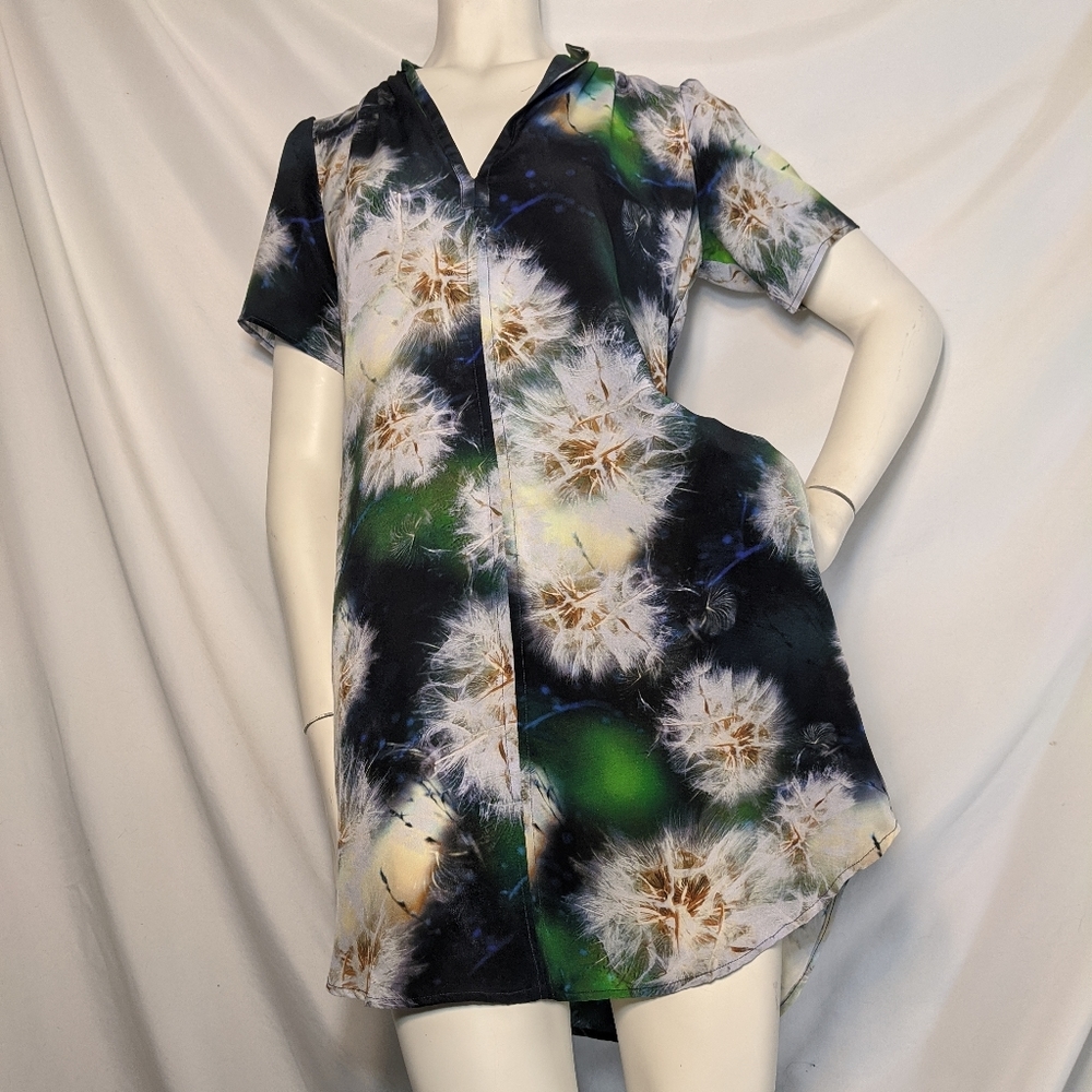 The Odell's | floral silk dress | Anthro |XS| EUC